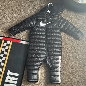 Nike Kids Black One Piece Snowsuit